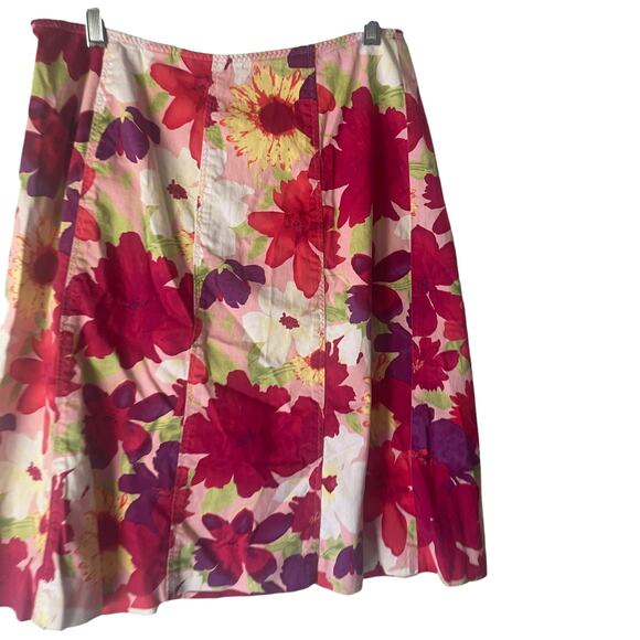 Pursuits,‎ Itd. Y2k 2000s Women's Size 10 Floral Knee Length Skirt - Picture 5 of 8